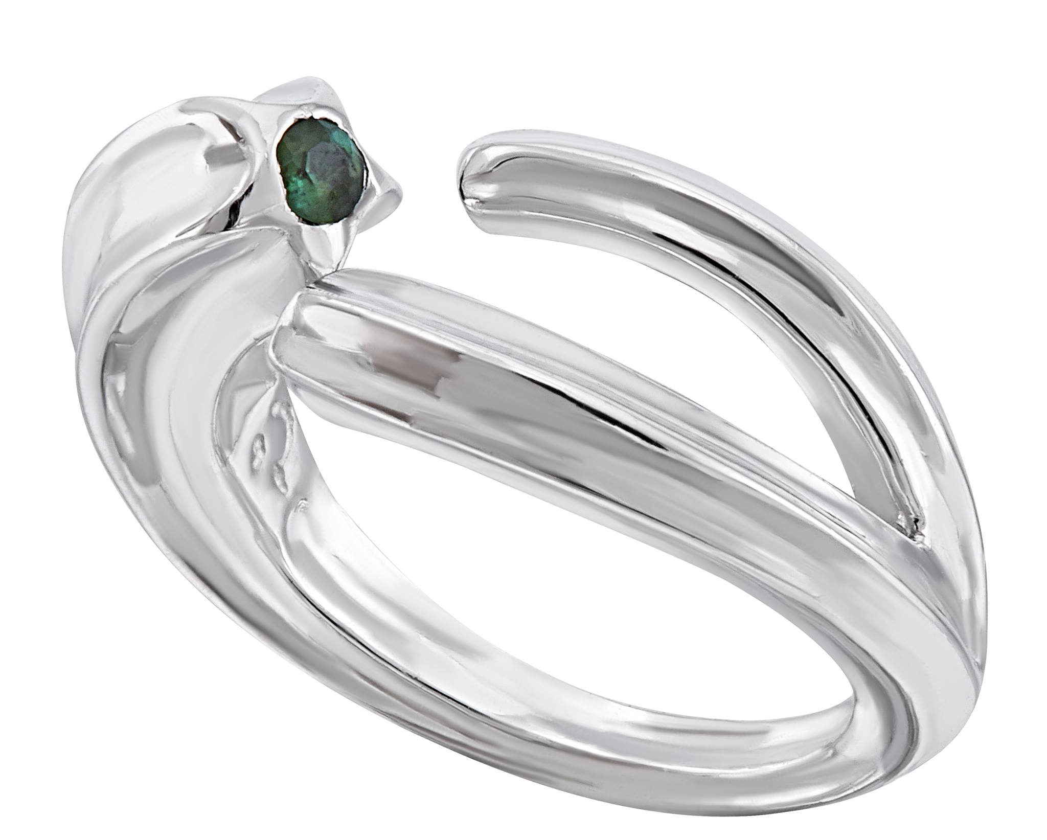 Anillo Estrellas Con turmalina