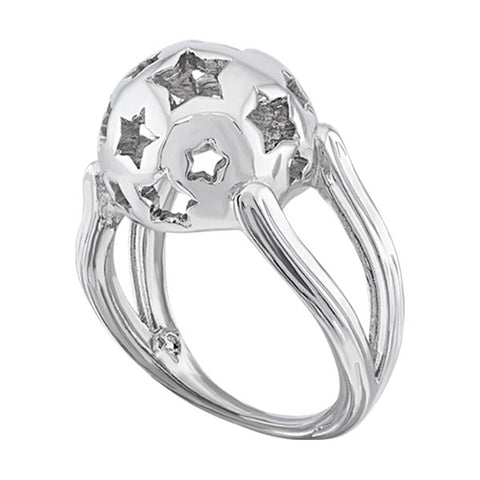 Anillo Estrellas y Luna con diamantes y zafiros