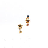 Aretes Estrellas Asimétricos