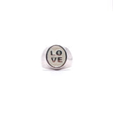 Anillo signet "love"