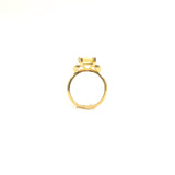 Anillo Alien solitario con Citrino