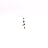 Arete turmalina piercing