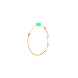 Pulsera corazón de plata pura