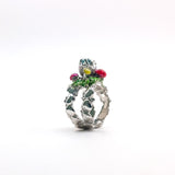 Anillo Erizo Paulino en el jardin