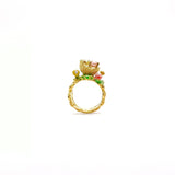 Anillo Erizo Paulino en el jardin