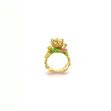 Anillo Erizo Paulino en el jardin