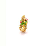Anillo Erizo Paulino en el jardin