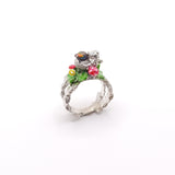 Anillo Erizo Paulino en el jardin