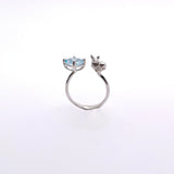 anillo zorro con piedra