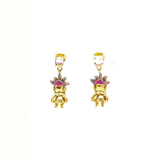 Aretes Iztaccíhuatl con ópalos