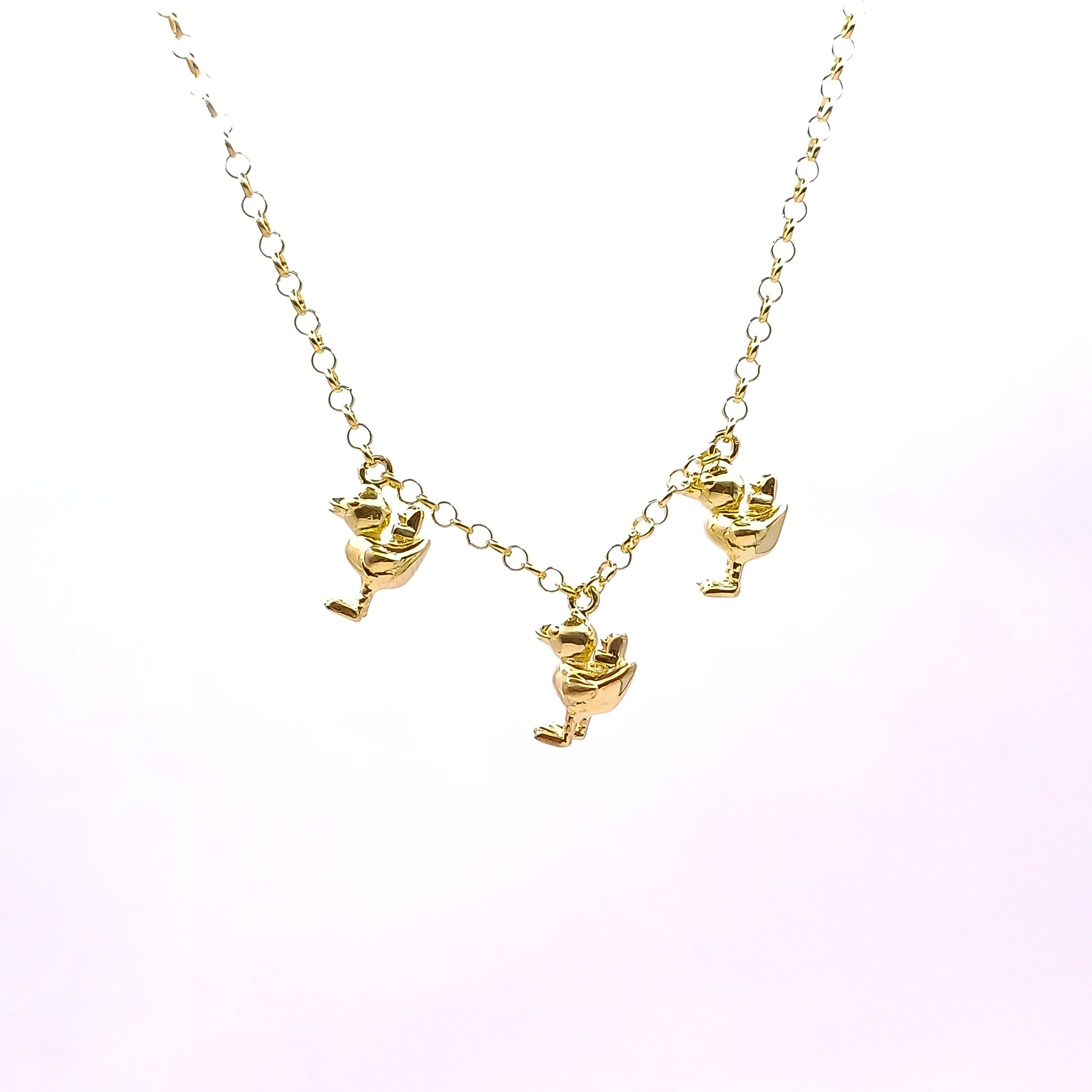 collar familia de patos