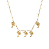 collar familia de patos