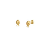 Aretes Huevitos oro