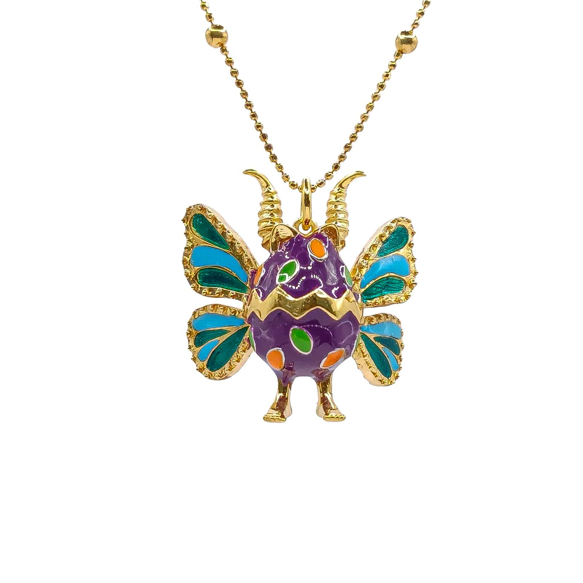 Huevo alebrije mariposa