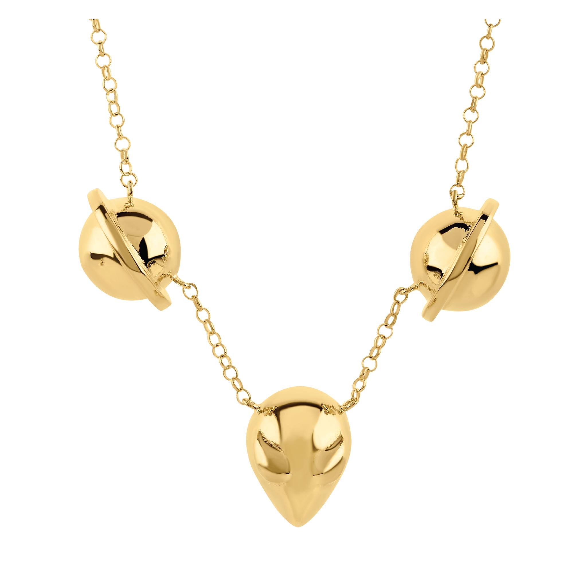 Collar Alien y saturnos