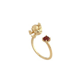 Anillo gomita en pato con gemas
