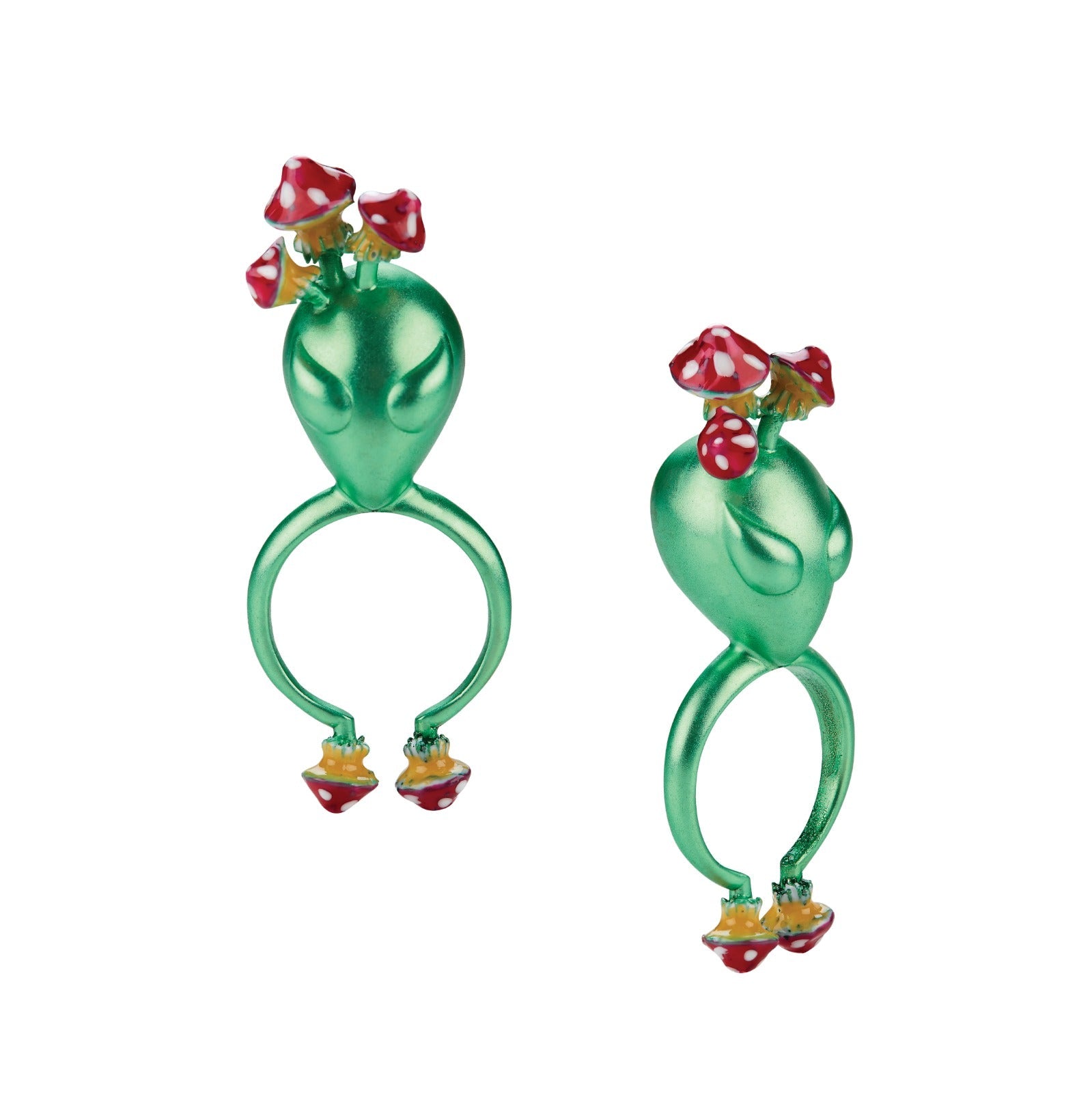 Anillo Cabeza de Alien con Hongos - Paula Guzmán