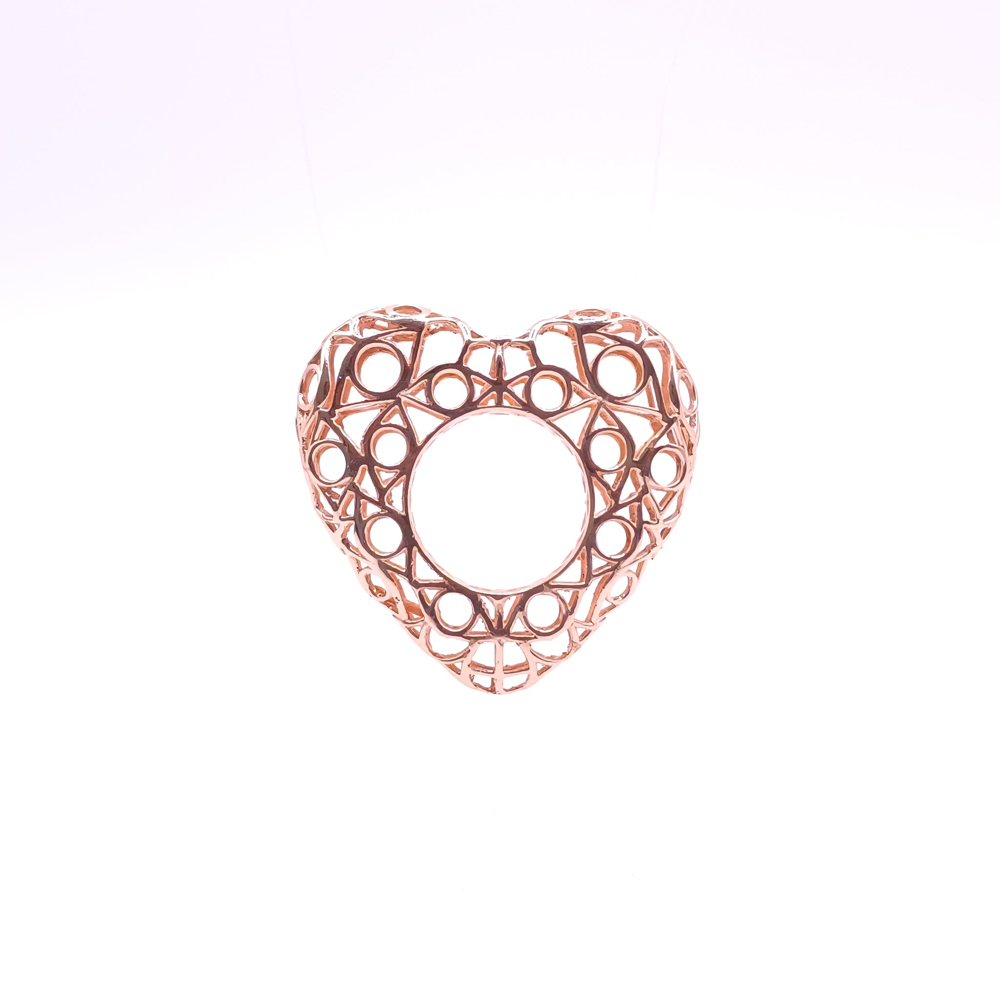 Anillo corazón Grande - Paula Guzmán