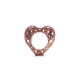 Anillo corazón mediano - Paula Guzmán