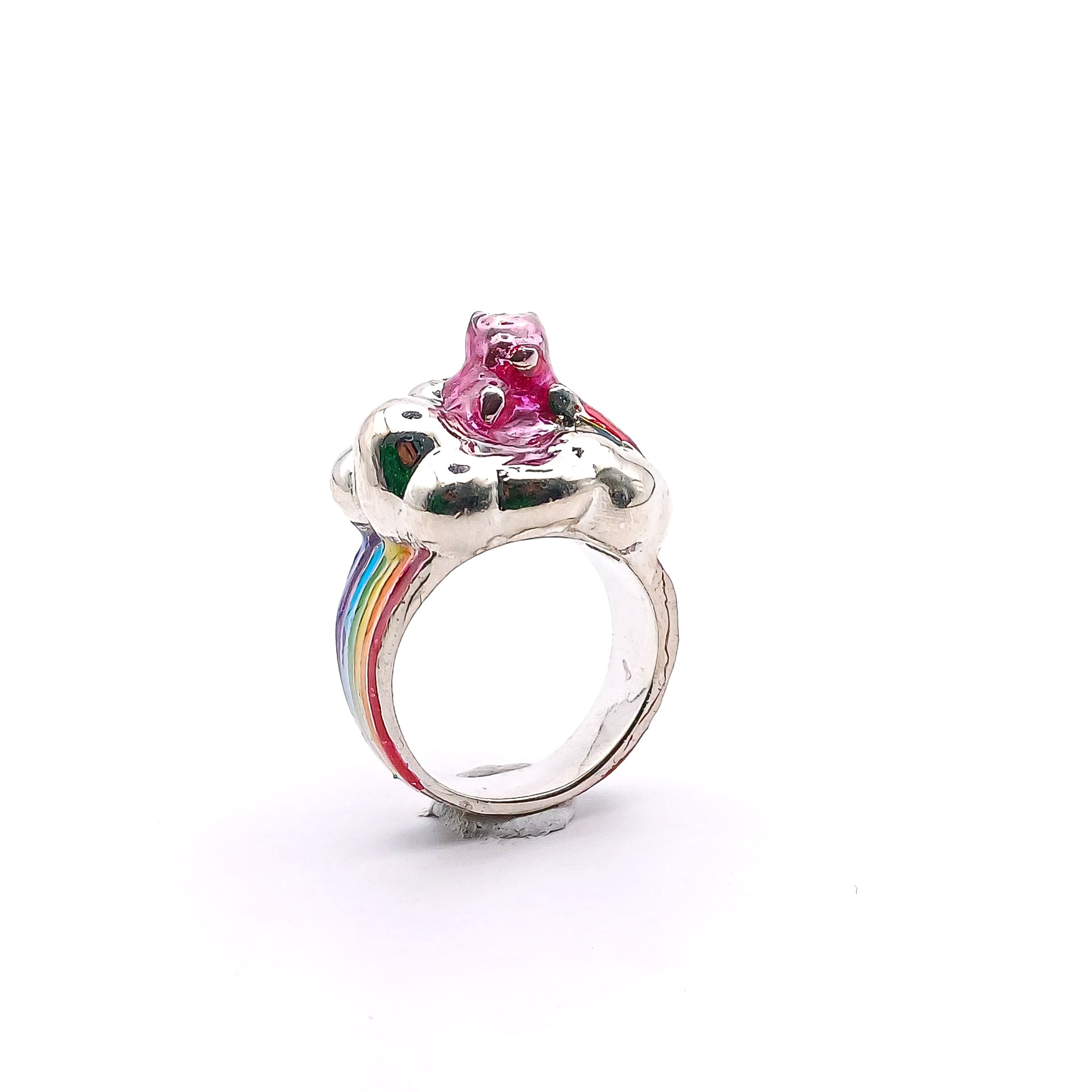 Anillo Gummy Bear Arcoiris - Paula Guzmán