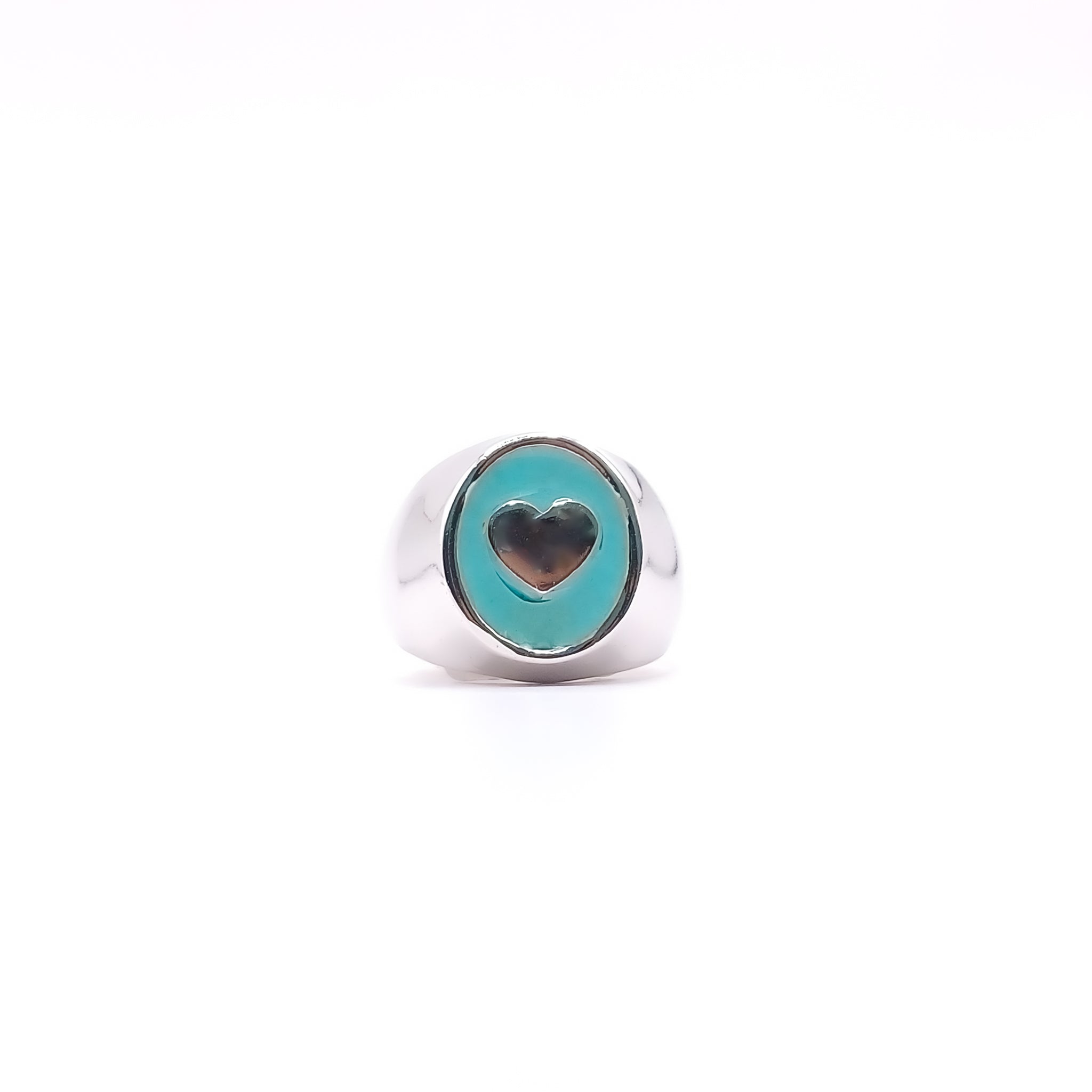 Anillo signet Corazon - Paula Guzmán