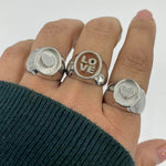 Anillo signet Corazon - Paula Guzmán
