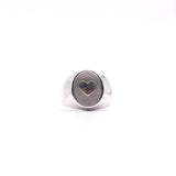 Anillo signet Corazon - Paula Guzmán
