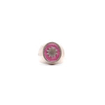 Anillo Signet Flor - Paula Guzmán