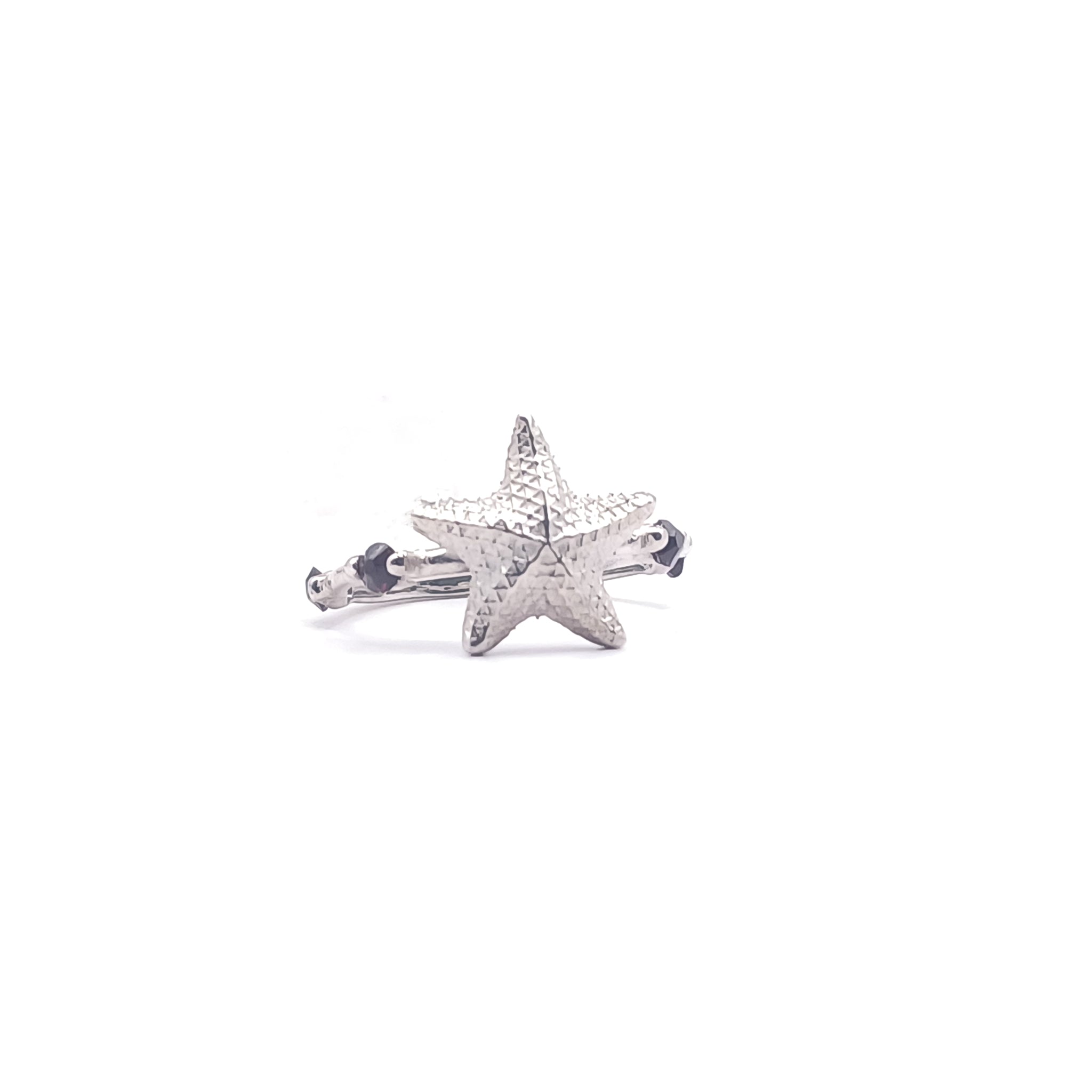 Anillo Star Fish con Granates - Paula Guzmán