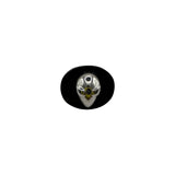Anillo Cabeza de Alien en Jade negro