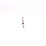 Arete turmalina piercing - Paula Guzmán