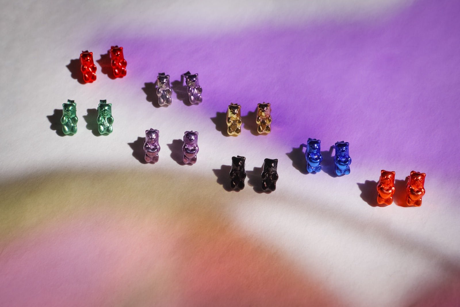 Aretes de gummy bears mini - Paula Guzmán