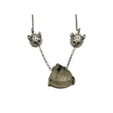 Collar Blowfish con Cuarzo turmalinado