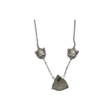 Collar Blowfish con Cuarzo turmalinado
