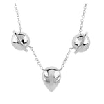 Collar Alien y saturnos - Paula Guzmán