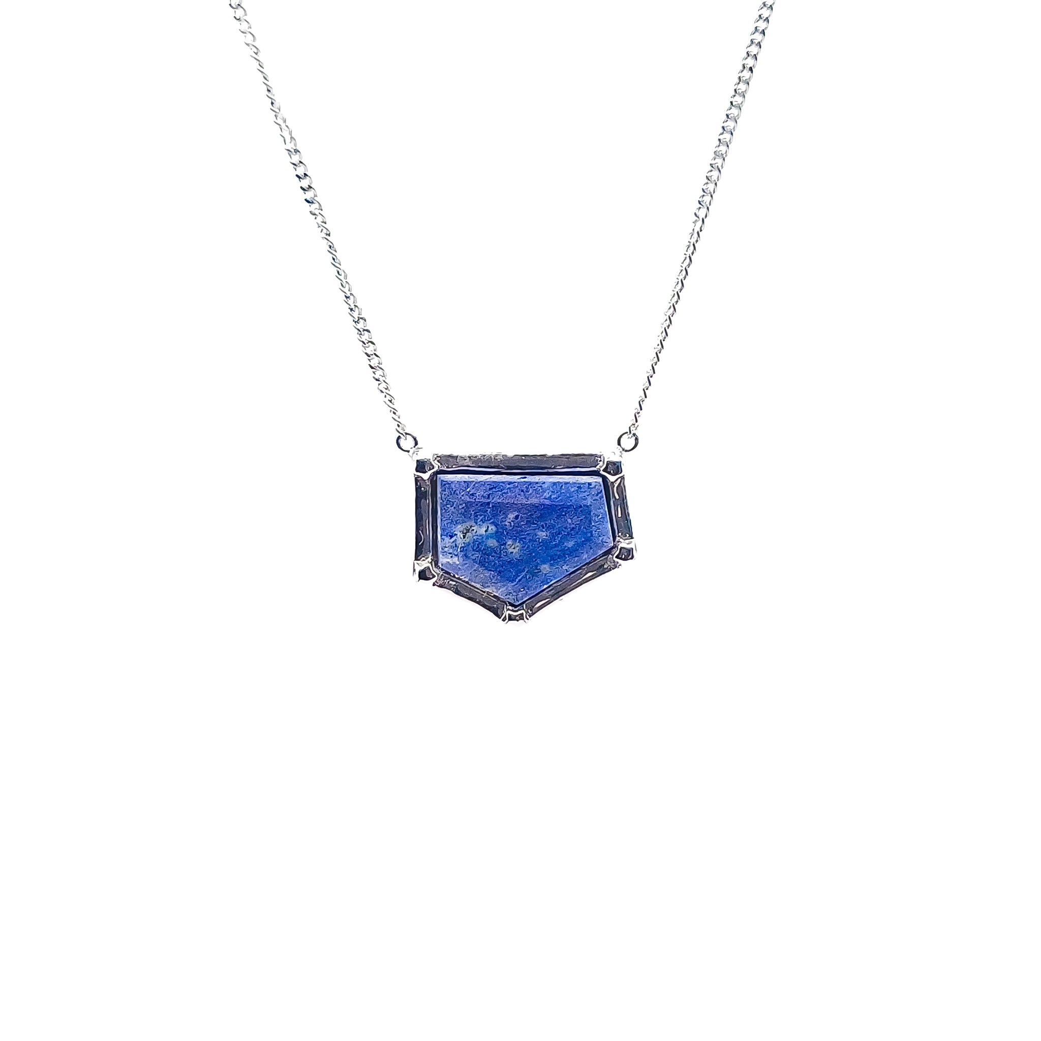 Dije Bisel de estrellas con Lapislázuli - Paula Guzmán