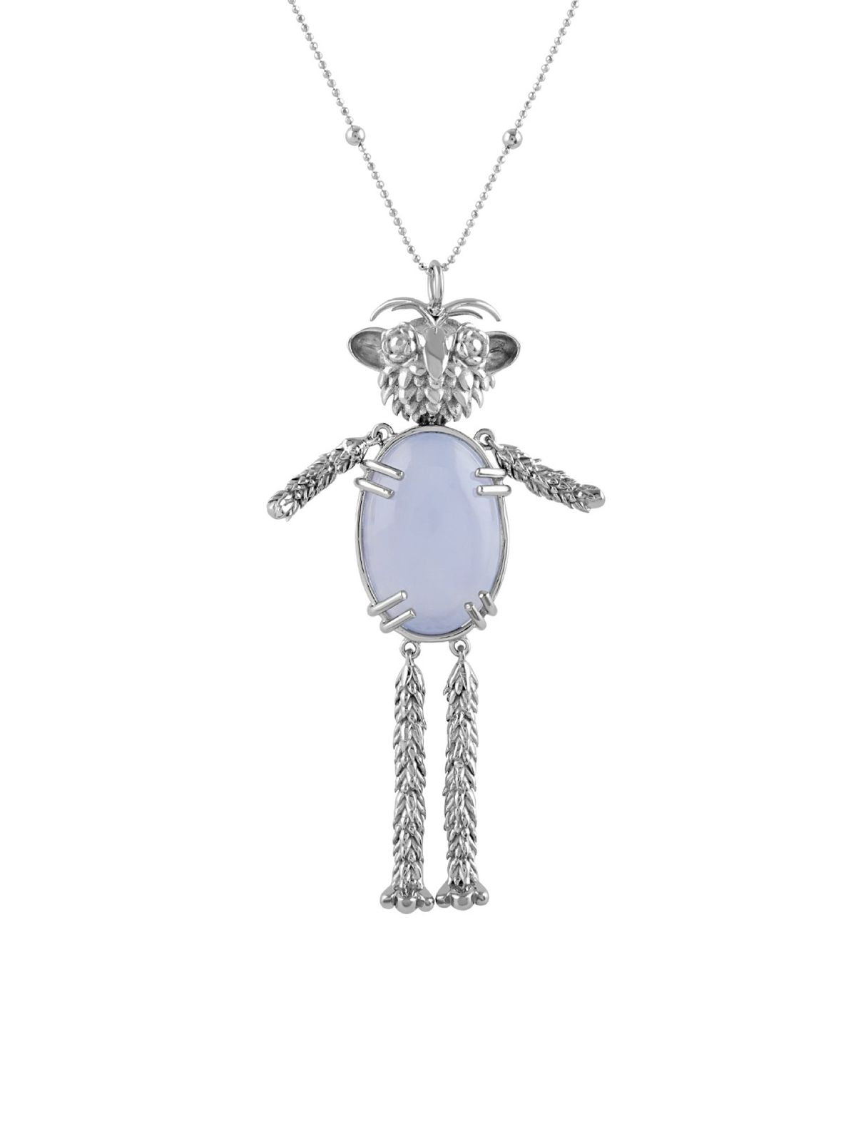 Dije monstruo calcedonia morada - Paula Guzmán