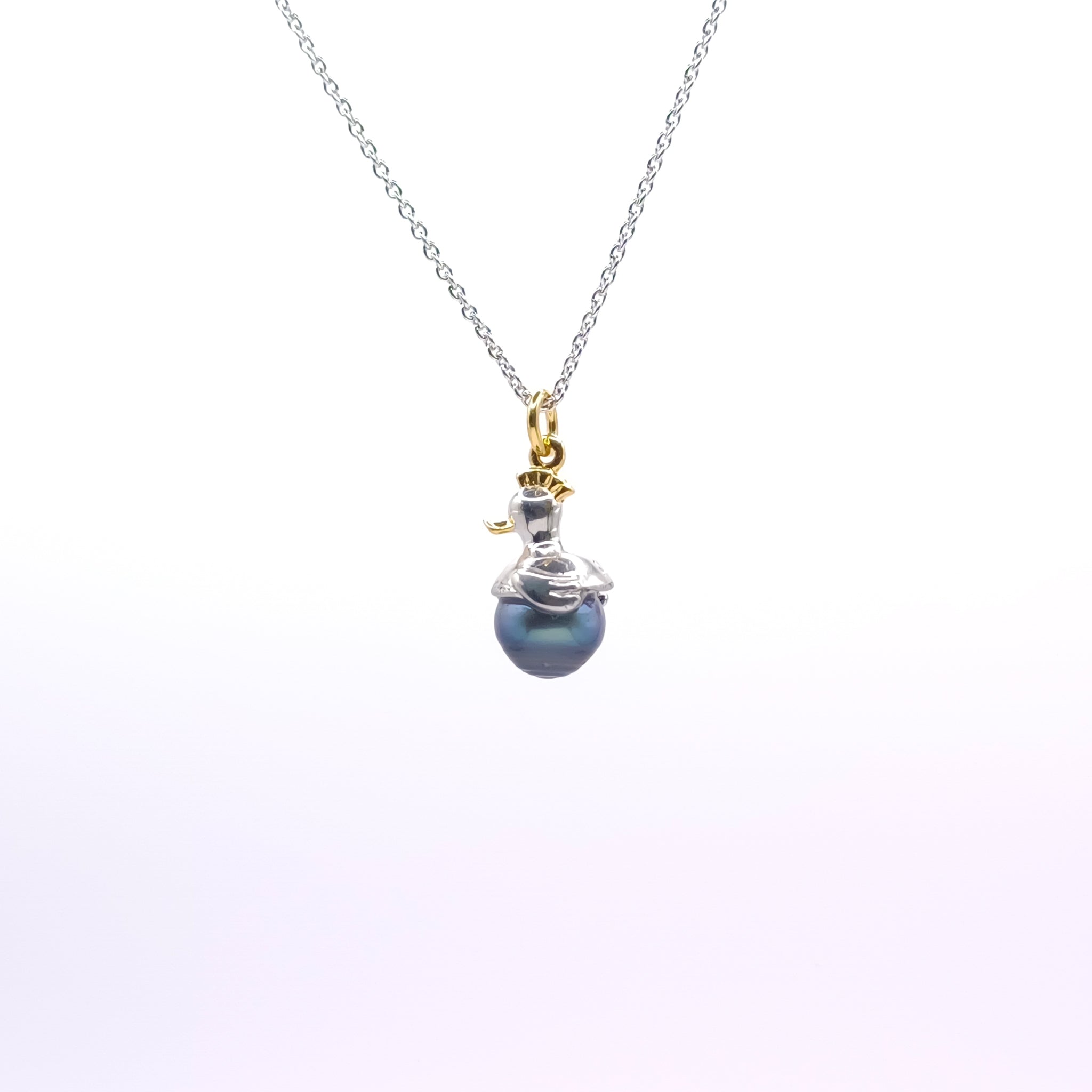 Dije Pato Eclosión perla tahitiana - Paula Guzmán