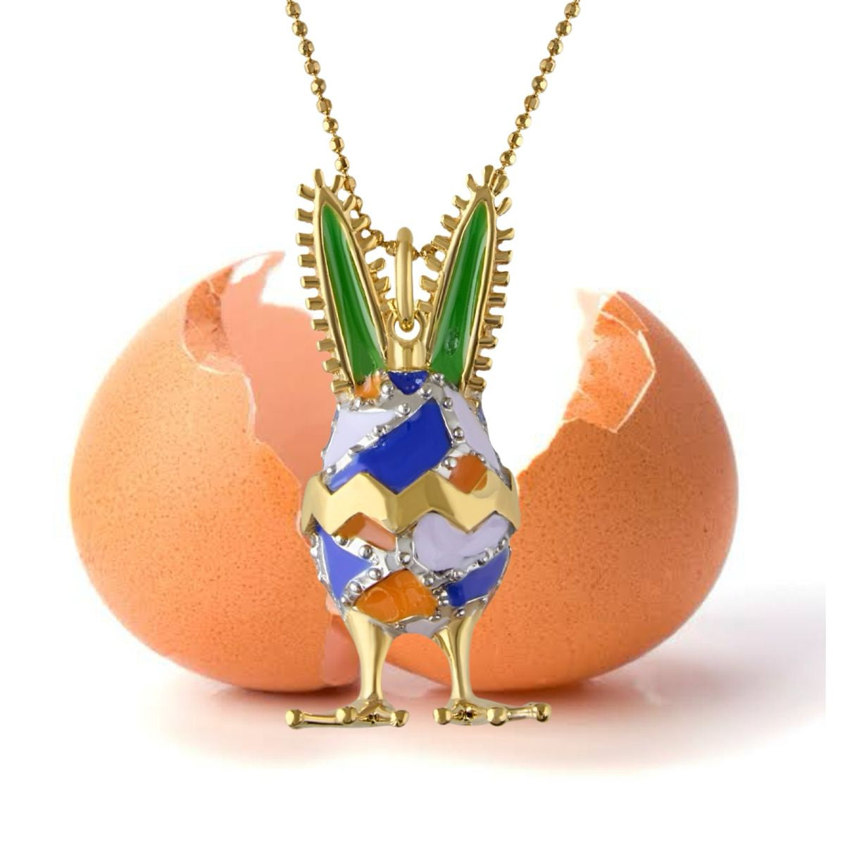 Huevo alebrije conejo - Paula Guzmán