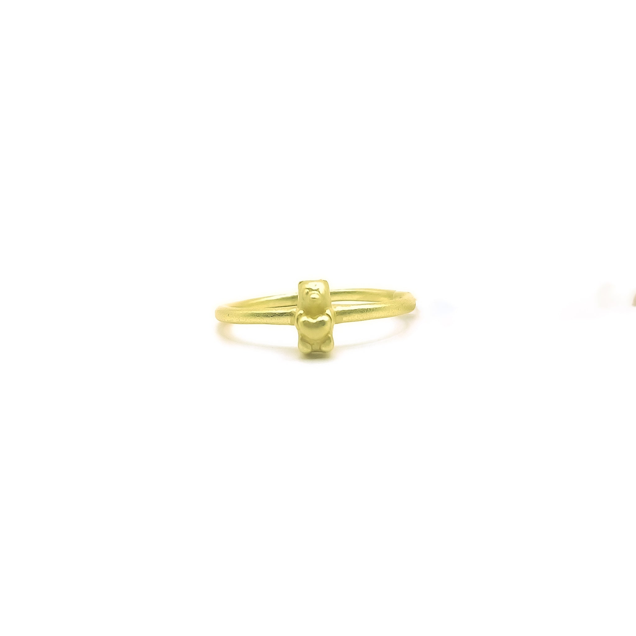 Anillo gummy bear mini con corazón