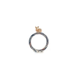 anillo zorro Mokume gane