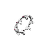 Anillo churumbela utensilios con gemas