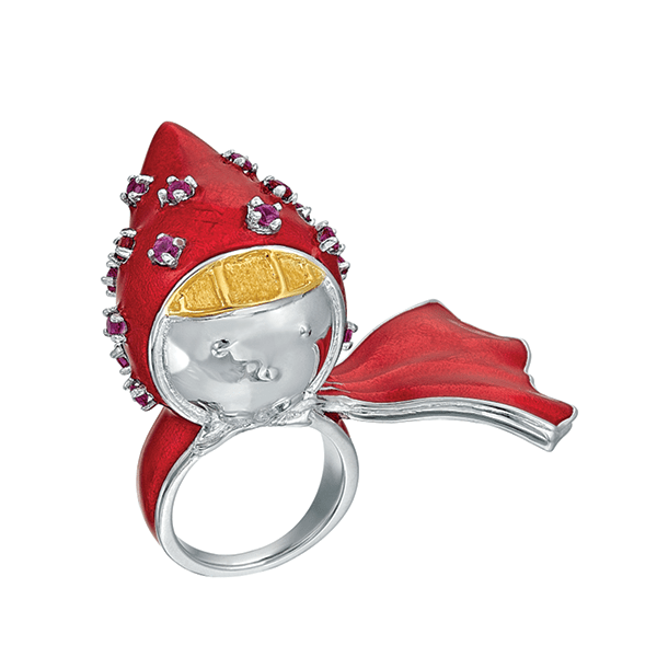 Anillo Caperucita Roja - Paula Guzmán