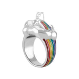 Anillo Gummy Bear Arcoiris