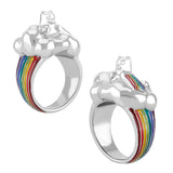 Anillo Gummy Bear Arcoiris