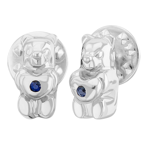 Pin Gummy Bear Heart con zafiro