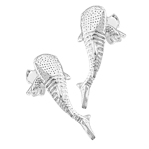 Tiburón ballena Aretes chico - Paula Guzmán
