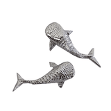 Tiburón ballena Aretes grande - Paula Guzmán